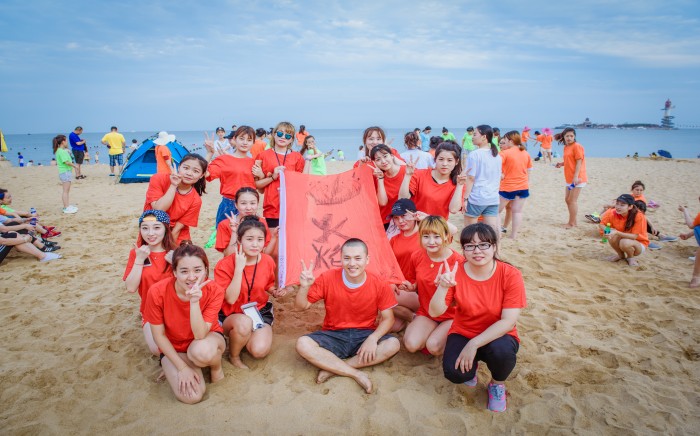 南戴河拓展训练，南戴河拓展培训，南戴河海边沙滩拓展团建活动