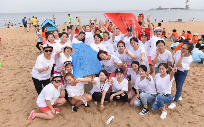 南戴河拓展训练，南戴河拓展培训，南戴河海边沙拓展滩团建活动